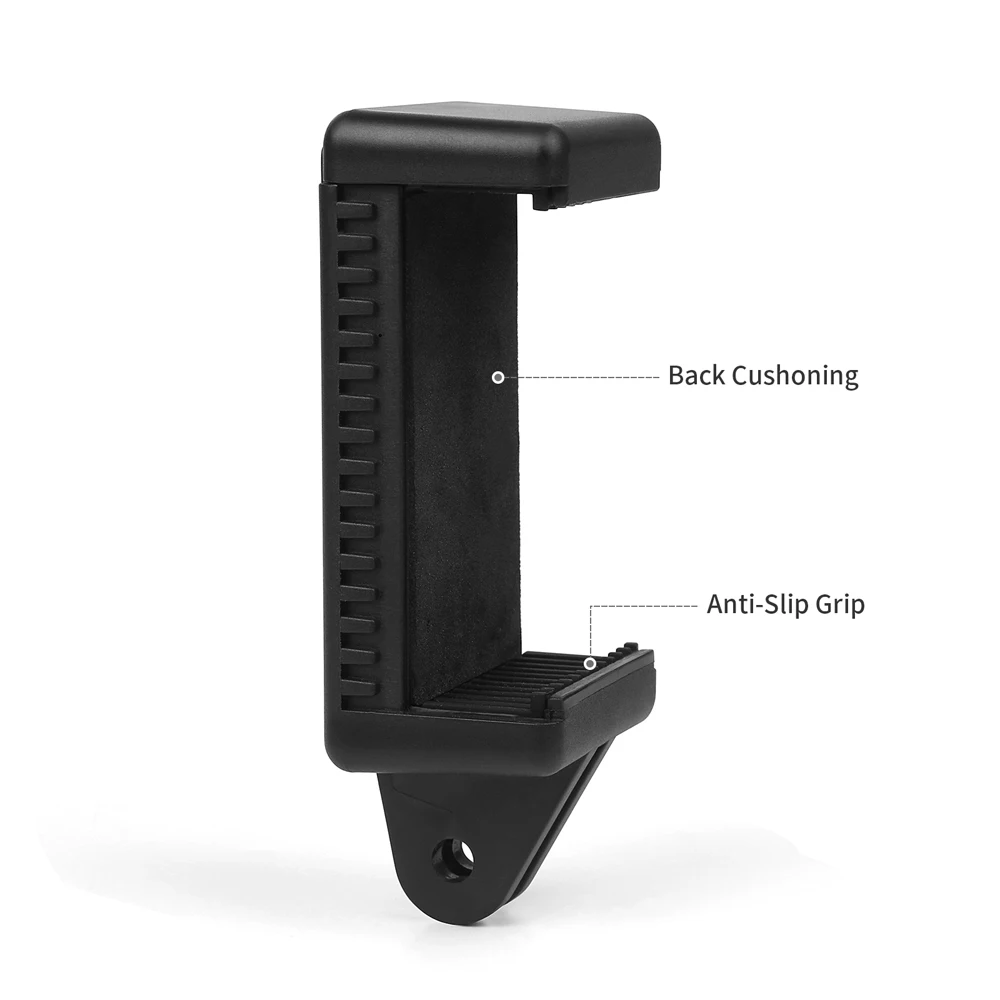 

FGHGF Mobile Phone Clip with 1/4 Screw Hole and Adapter Tripod Holder Mount for iPhone XS Max XR X 8 7 plus for Xiaomi Samsung