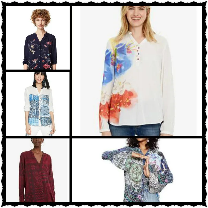 DESIGUAL spain blusas mujer de moda 2020 cartoon