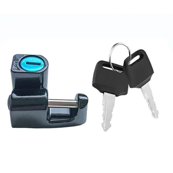 

A1 Set Motorcycle Helmet Lock Hanger Hook Universal Motorbike and 2 Keys Set