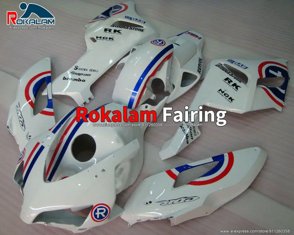 

Cowling For Honda CBR 1000RR 04-05 CBR1000 RR CBR1000RR 2004-2005 Bodywork Motorbike White Fairing Kit (Injection Molding)