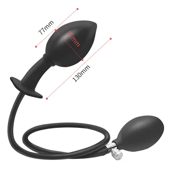 Max 15cm Inflate Anal Sex Toys For Men /Women Big Buttplug Dildo Anal Toys Prostate Massager No Vibrator Anal Plug 18 Sex Shop 6