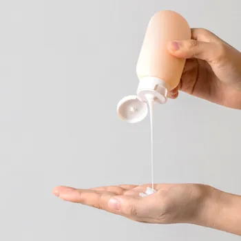 

3 Pcs 60ml Portable Silicone Refillable Bottles Traveler Packaging Lotion Points Shampoo Container Press Bottles Skin Care Tool