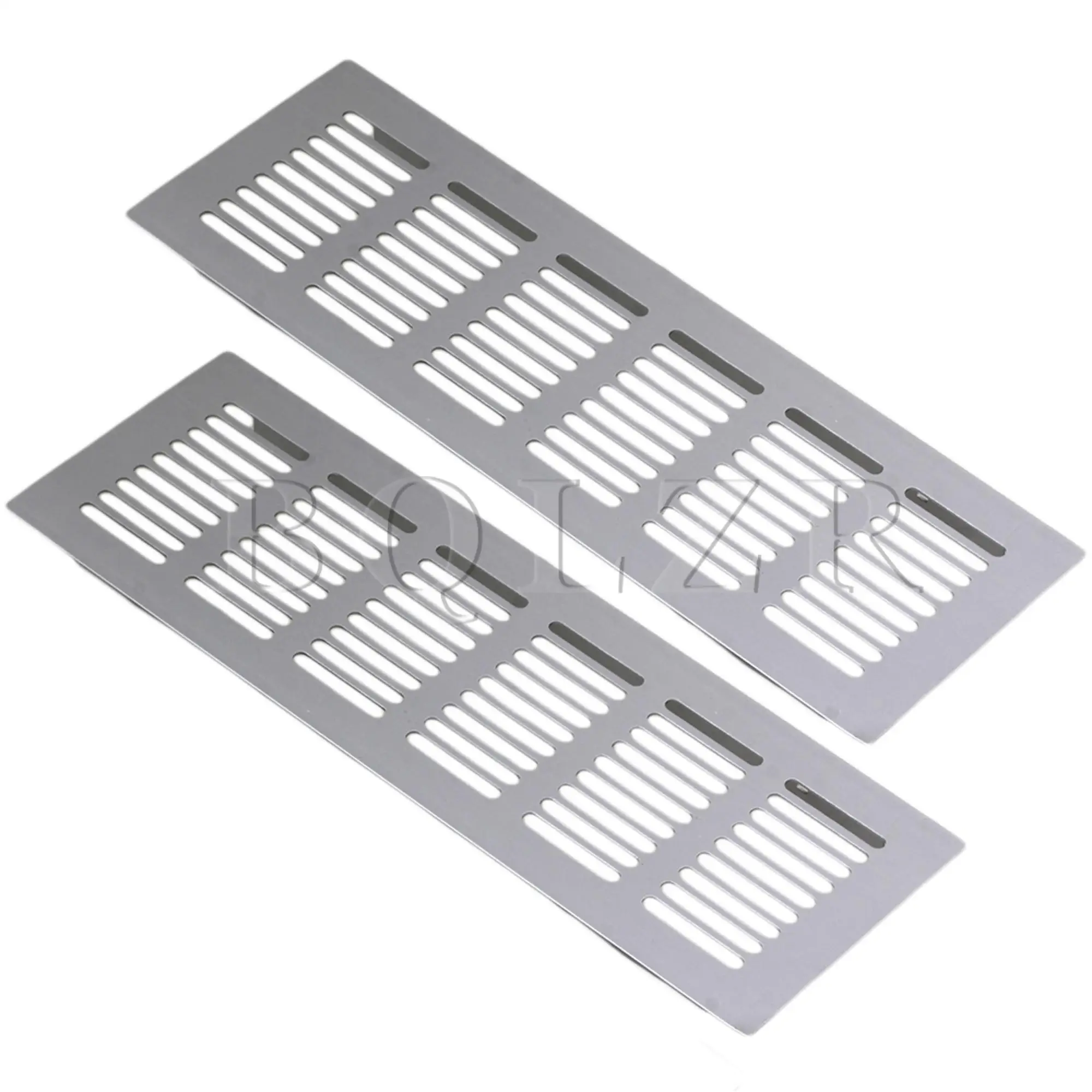 Bqlzr 2pcs 250mm Square Aluminum Ventilation Vent Grille For Cupboard