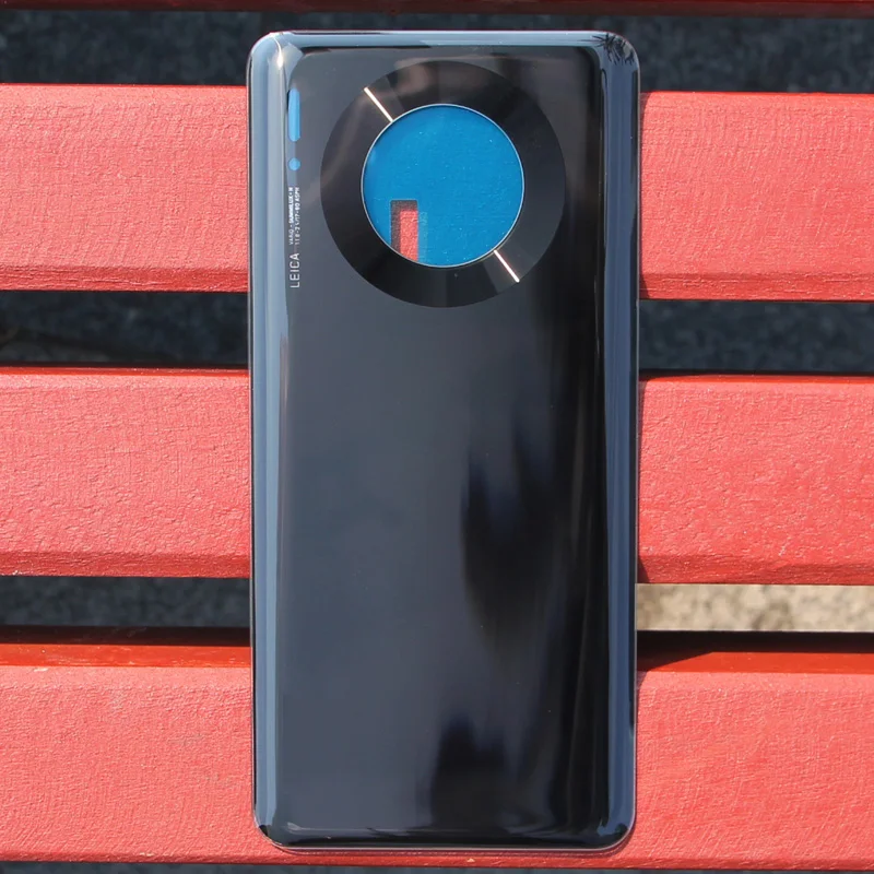 Huawei,, стеклянная батарея, задняя крышка, чехол для huawei mate 30 Pro mate 30 5G, задняя крышка для телефона - Цвет: Black