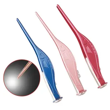 

Kides LED Ear Pick Stainless Steel Portable Fish Shape LED Flashlight Earwax Remover Kid Adult Ear Pick Cleaner baby care supply