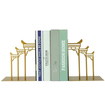 

Creative Retro Building Figurine Bookbend Miniature Model Resin Modern Figurine Ornament Home Decoration Accessories Room Decor