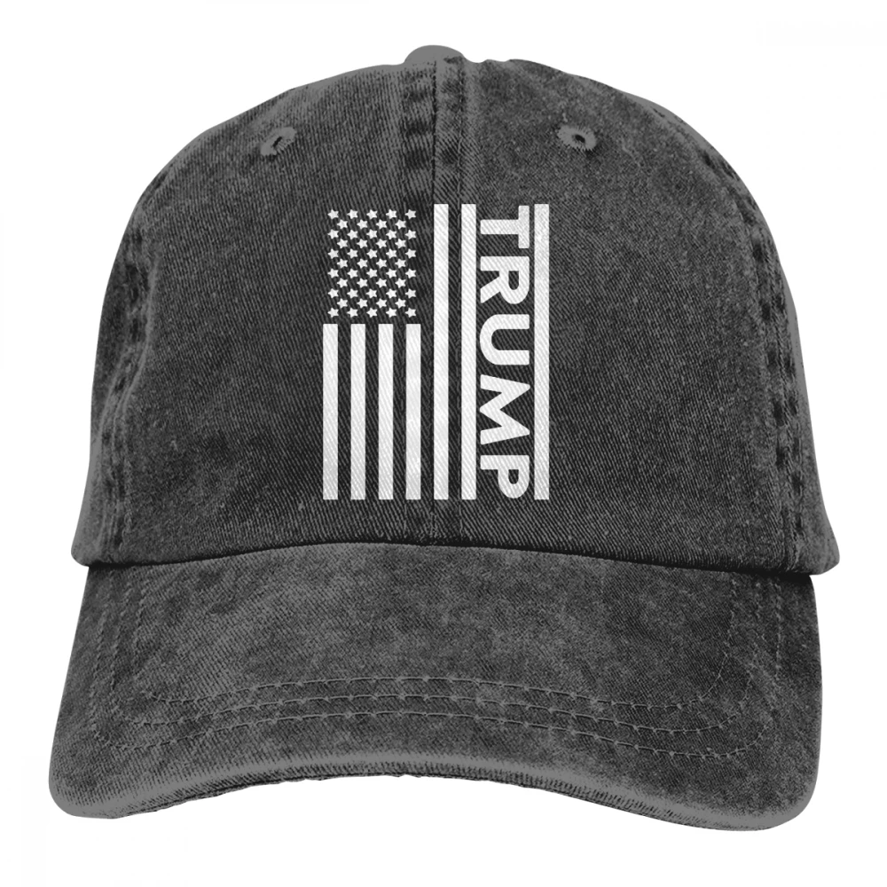 Флаг "Трамп" MAGA rechanisian Casquette черный унисекс Мужские Женские джинсовые бейсболка с ремешком кепки Регулируемая шляпа для гольфа папа