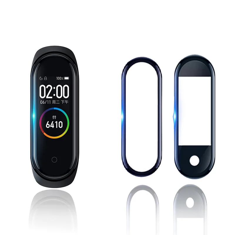 

3D Mi Band 4 Film For Protector soft Fiberglass for Xiaomi miband 4 Film Cover Screen Protection Protective Smart Accessories