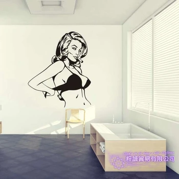 

Naked Body Wall Sticker Bathroom Room Home Decoration Posters Vinyl Sticker Sexy Girl Wall Decal