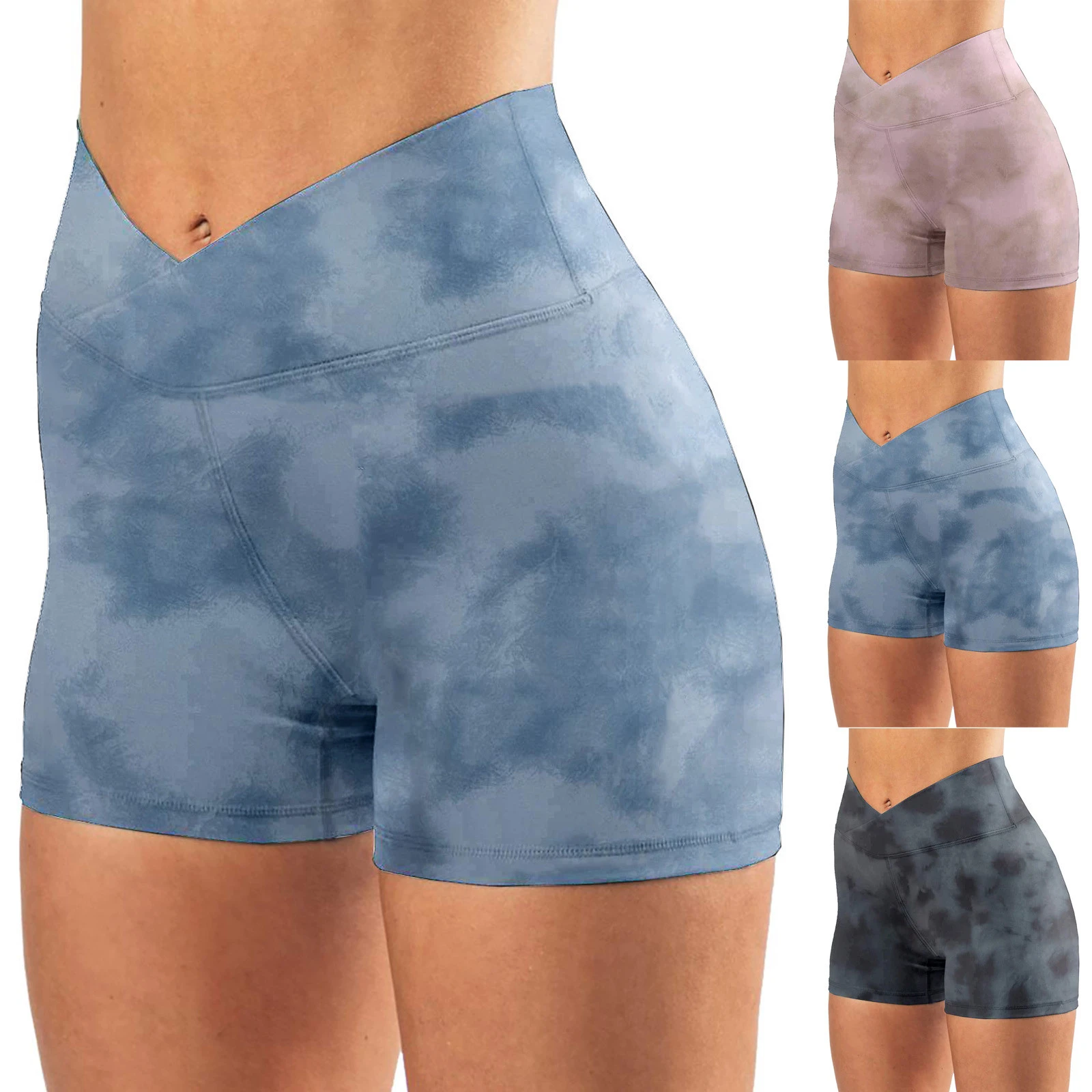 Pantalones cortos de entrenamiento para mujer, sexys de realce, color negro, ropa deportiva informal|Pantalones cortos| - AliExpress