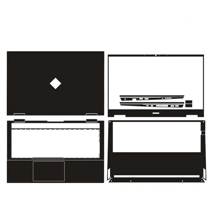 Kh Adesivo Per Laptop Skin Decals Cover Protector Guard Per Laptop Hp Omen 15-En0034Ax