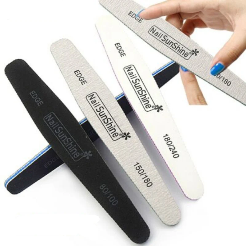 

3Pcs/Lot Professional Nail Files 100/180 Sanding Buffer Block Pedicure Manicure Buffing Polish Beauty Nail Art Tools Nail File