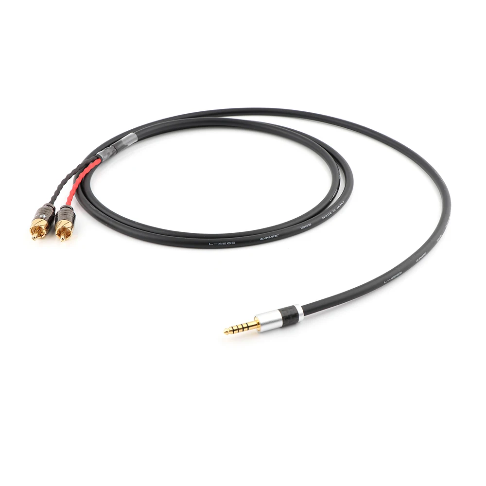 HIFI 4 4mm to 2 RCA Audio Cable 1 tp 2 splitter HIFI cable For SONY NW WM1Z A WM1A 1Z PHA 1A 2A Z1R 4 4mm Upgrade Cable