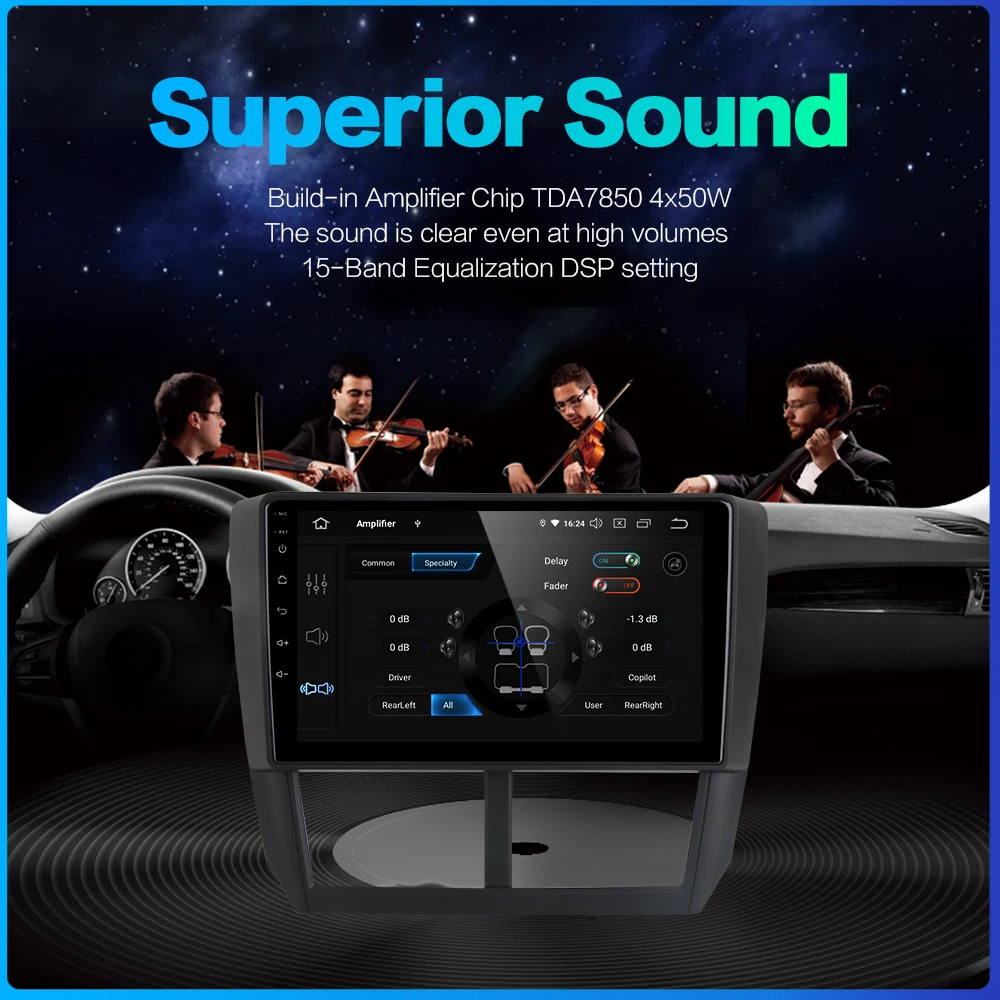 Excellent For Subaru Forester 2008 2009 2010 2011 2012 Car 1 Din 9 "Carplay Radio GPS Multimedia Player Android Head Unit Navigation PC 4