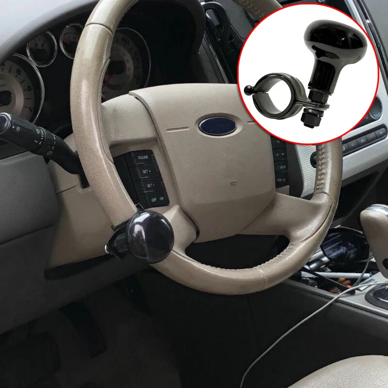 

Universal Steering Wheel Spinner Handle Grip Power Ball Knob 33mm Replacement