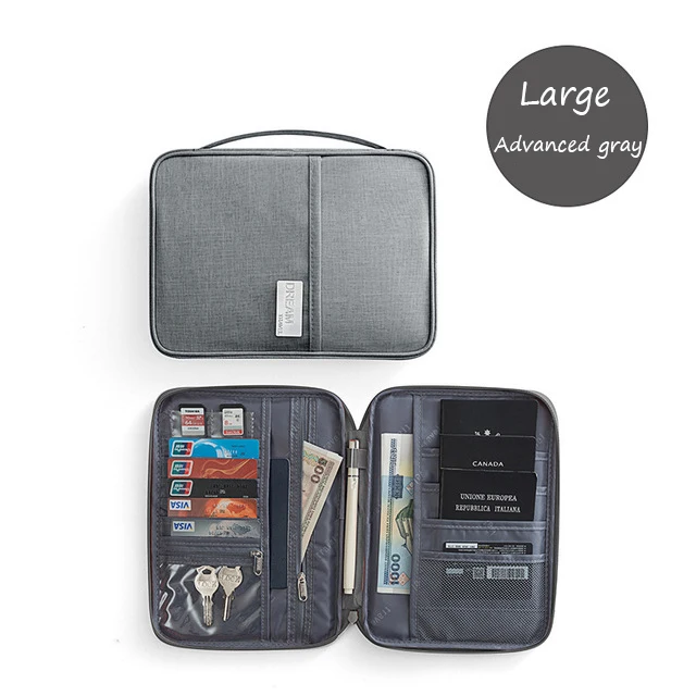 P-Passport bag-L SEREQI Обложка для паспорта милые маленькие животные и Plantstravel ID держатель зажим для паспорта короткий набор для паспорта держатель чехол для паспорта - Цвет: P-Passport bag-L