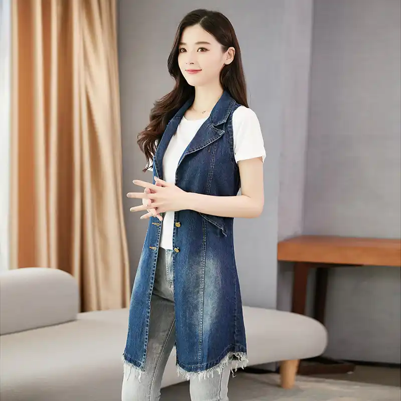 blazer waistcoat and jeans