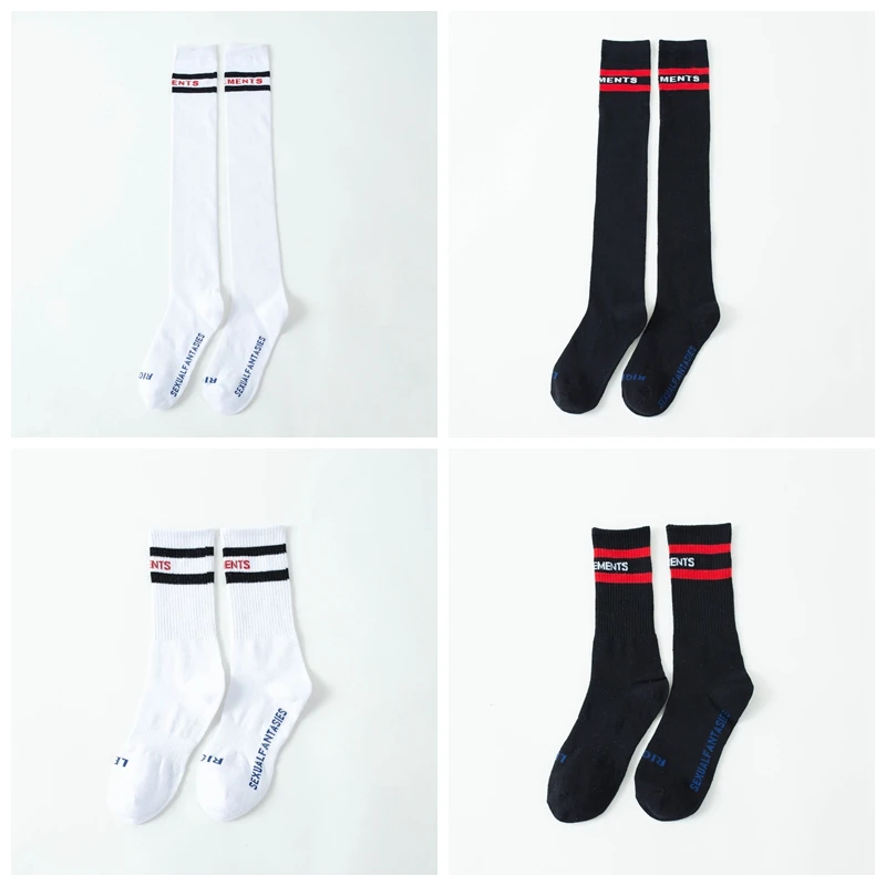 Женские чулки, модные хлопковые чулки с буквами, женские уличные фото