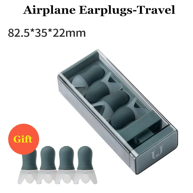 Earplugs Noise Reduction Sleep For Snoring Silicone Soft Foam Ear Plugs Sound Insulation Ear Protection From Xiaomi Youpin Airplane Earplugs