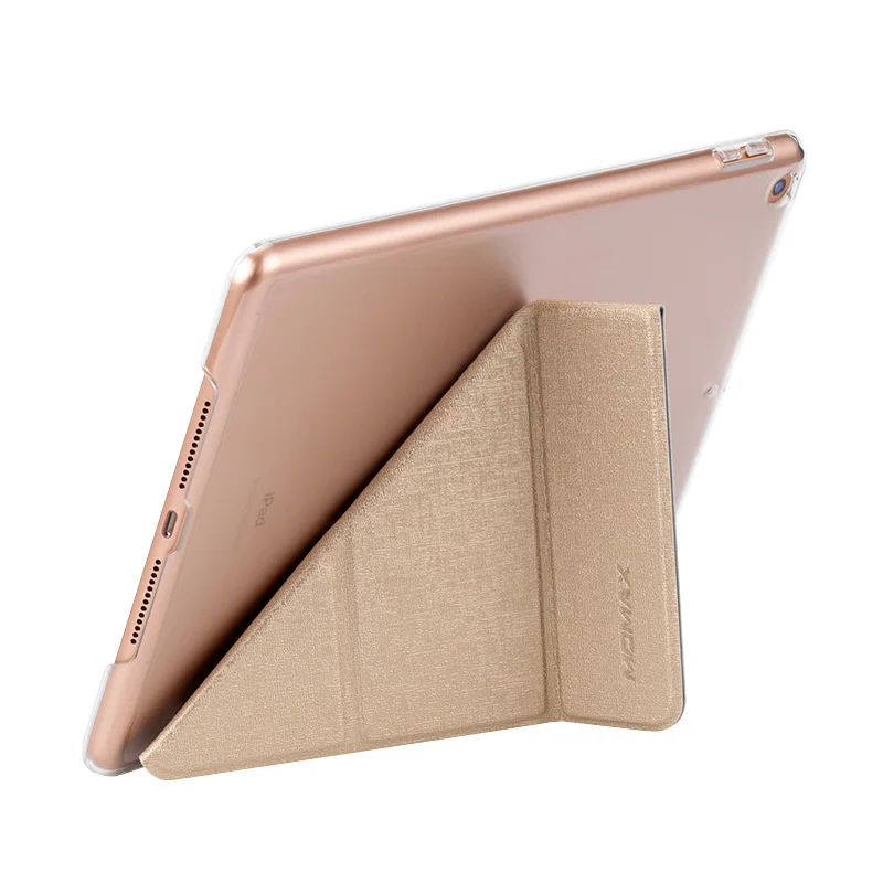 iPad 10.2 gold MOMXA ipad 10,2 дюймов защитный чехол ipad 10,2 дюймов прозрачный ios планшет анти-падение Чехол подставка для планшета протектор - Color: iPad 10.2 gold