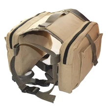 Сумка для собак цвета хаки, холст, 270*55*250 см, Многофункциональный длинный рюкзак для собак, для пеших прогулок, кемпинга, пеших прогулок