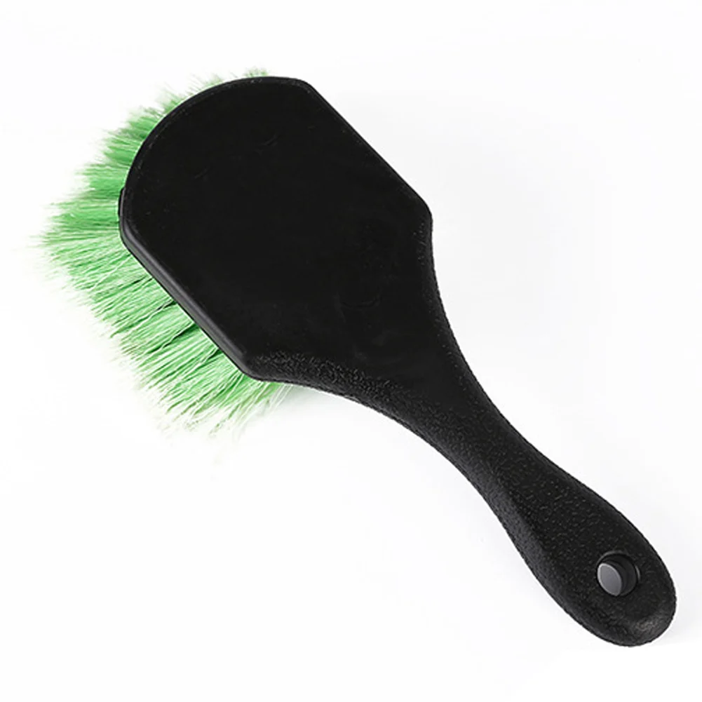 Upholstery Detailing Exterior Short Handle Wheel Tire Body Brush Polish For Auto Car Cleaning Brush Interior Floorliner Carpet