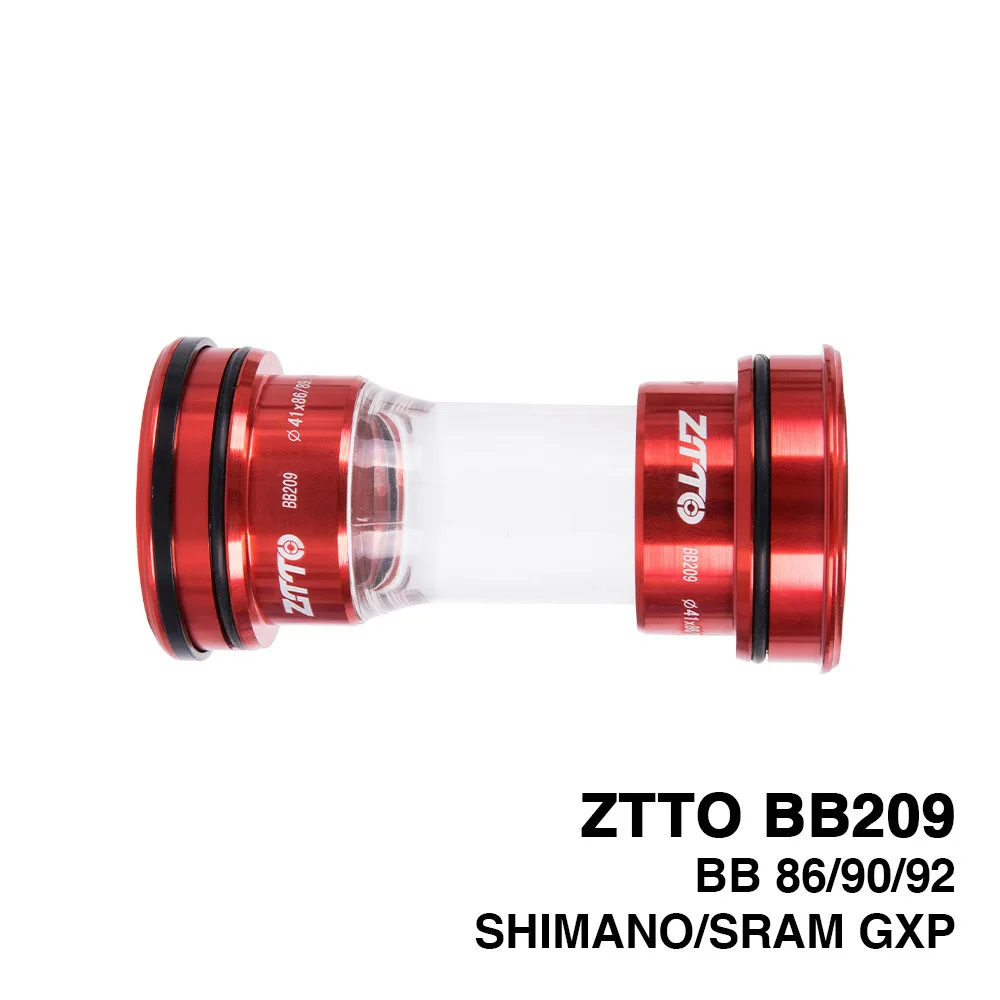 ZTTO MTB шатуны для шоссейного велосипеда части оси BB GXP 22 мм 24 мм BB209 BB92 BB90 BB86 пресс подходят нижние кронштейны шатуны запчасти - Цвет: Acrylic Red