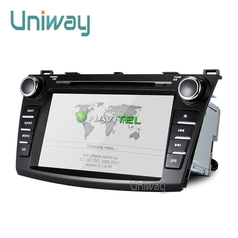 Excellent uniway LXM38090 android 8.1 car dvd for New Mazda 3 car radio navigation 3