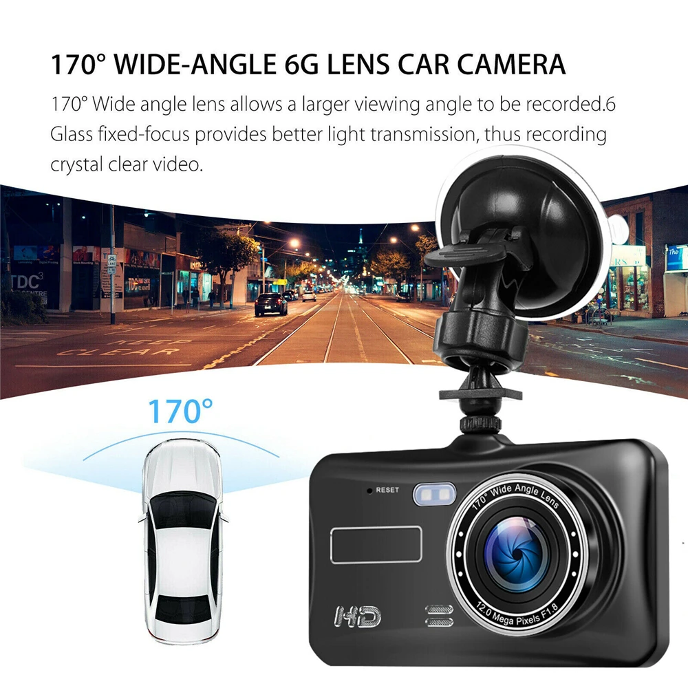 Автомобильный видеорегистратор Camesh Cam 4 ''4 K 1080P Full HD Dash camera 150 градусов Dash Cam Voiture автомобили ночного видения g-сенсор Автомобильная камера рекордер