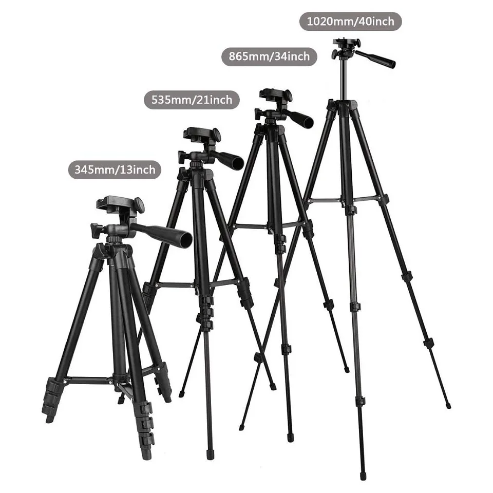 40" Photographic Lighting Tripod With 1/4 Screw Fill Light Stand Adjustable Suit For Ring Light Phone Stand Ring Lamp Ringlight