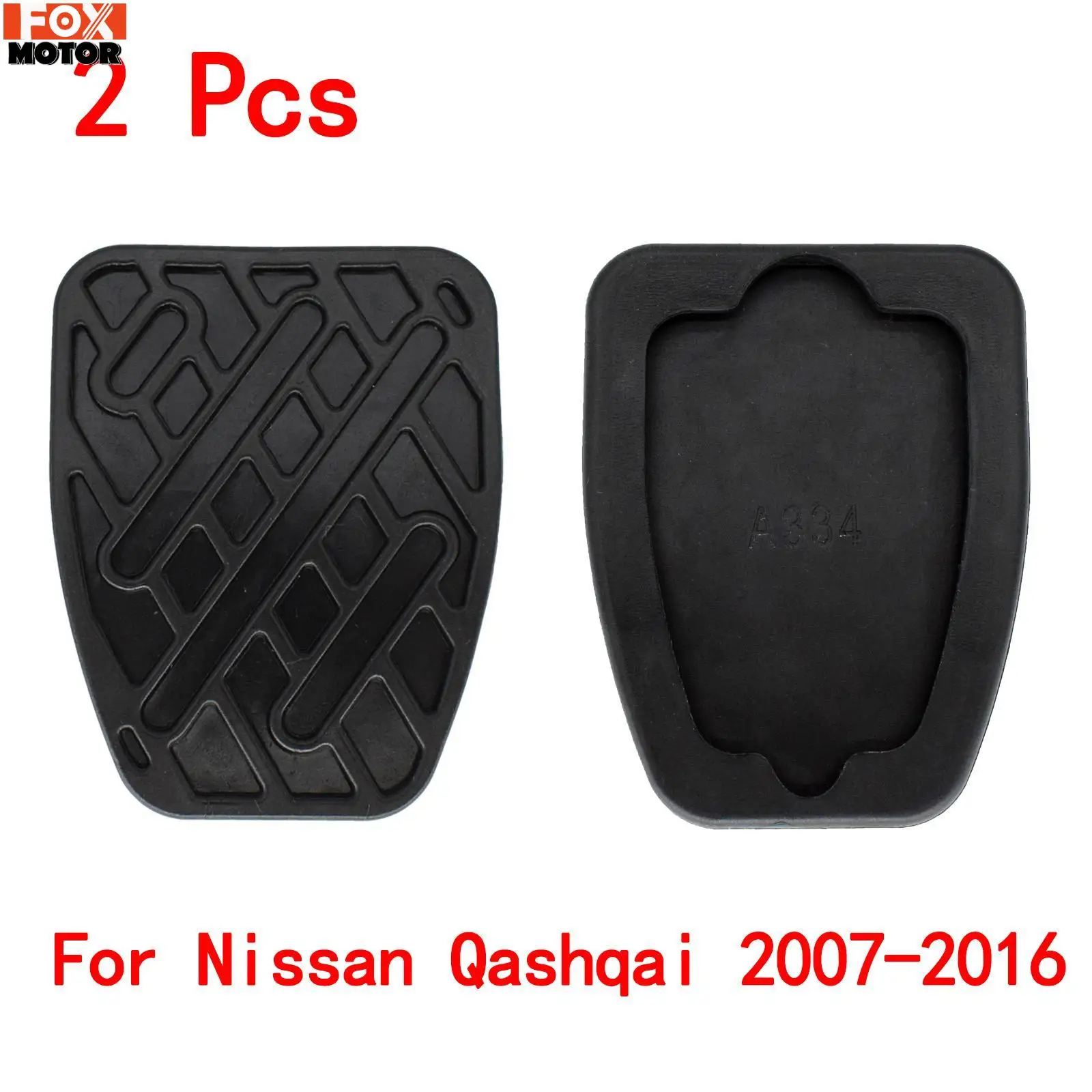 2 шт. Тормозная педаль сцепления Накладка для Nissan Qashqai 2007 2008 2009 2010 2011 2012-2016