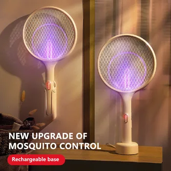 

Home USB Electric Fly Swatter Fly Catcher Mosquito Zapper for Stand and Wall Hanging Home Inserts Killer Pest Control Products