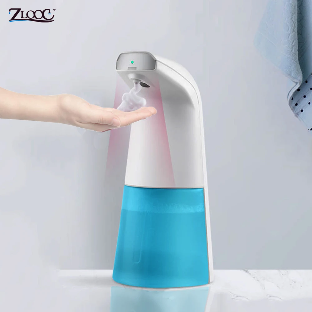 

Zloog Automatic Liquid Soap Dispenser 280ml/320ml Capacity Intelligent Sensor Touchless Foam Soap Dispenser for Kitchen Bathroom