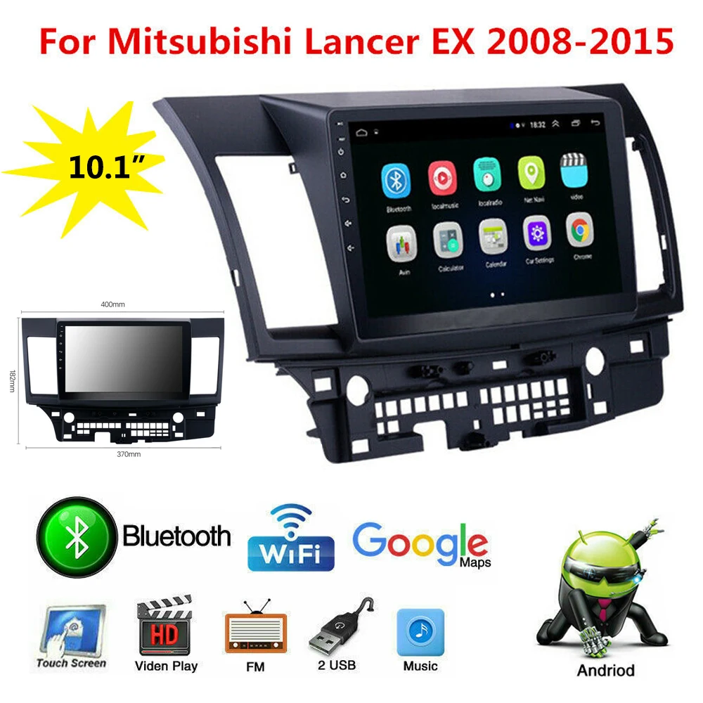 

10.1 inch 2 din Android 10 Car Radio Car Multimedia player for MITSUBISHI LANCER 2008-2015 GPS WIFI Bluetooth player USB 2 DIN