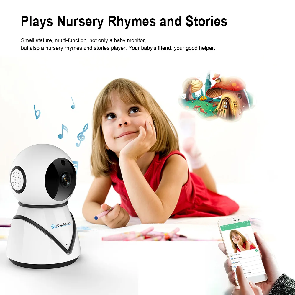 Умная ip-камера Elinksmart Star 30 в HD 1080P Wifi беспроводная домашняя охранная система H.264 ночного видения Обнаружение движения Поддержка ONVIF