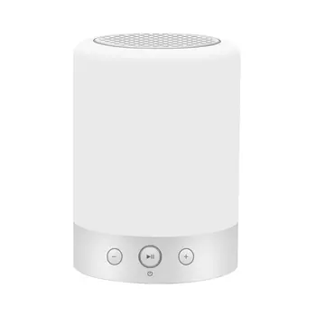 

Portable Wireless Stereo Speaker With Touch Control Multicolor LED Smart Speaker With FM Radio Support TF Card