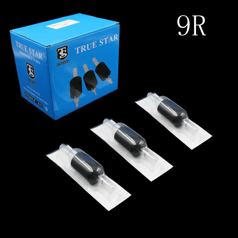 

20Pcs 25mm Disposable RT Tattoo Tubes with Long Tips Soft Rubber Black Tattoo Grip and Tube for Tattoo Needles Tattoo Supply