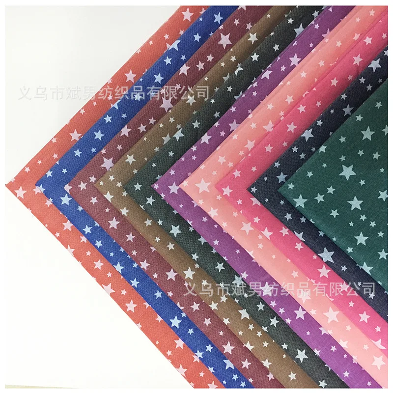 500 см x 160 см, 11 цветов, Полиэстеровая ткань с принтом звезды для рождественской куклы, Лоскутная одежда, шитье, рукоделие