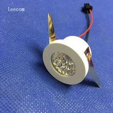 20 шт./лот Bridgelux светодиодный мини-прожектор с регулируемой яркостью, светодиодный потолочный светильник, алюминиевый светильник, 220 В, для дома, для освещения шкафа, размер отверстия 28 мм