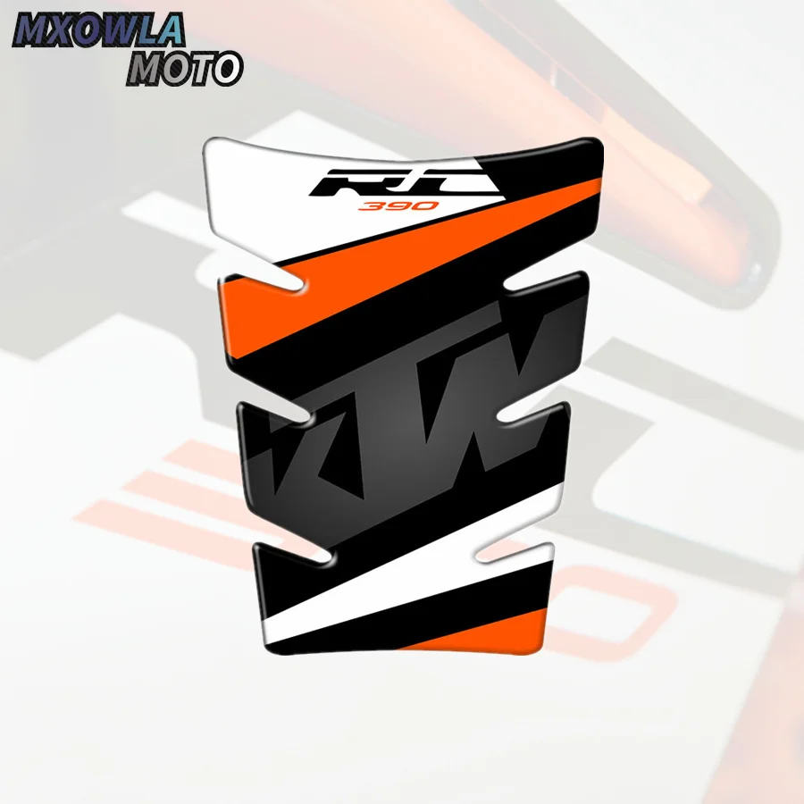 

Motorcycle For RC390 Resin Tank Pad Sticker Decorative Protector General Purpose