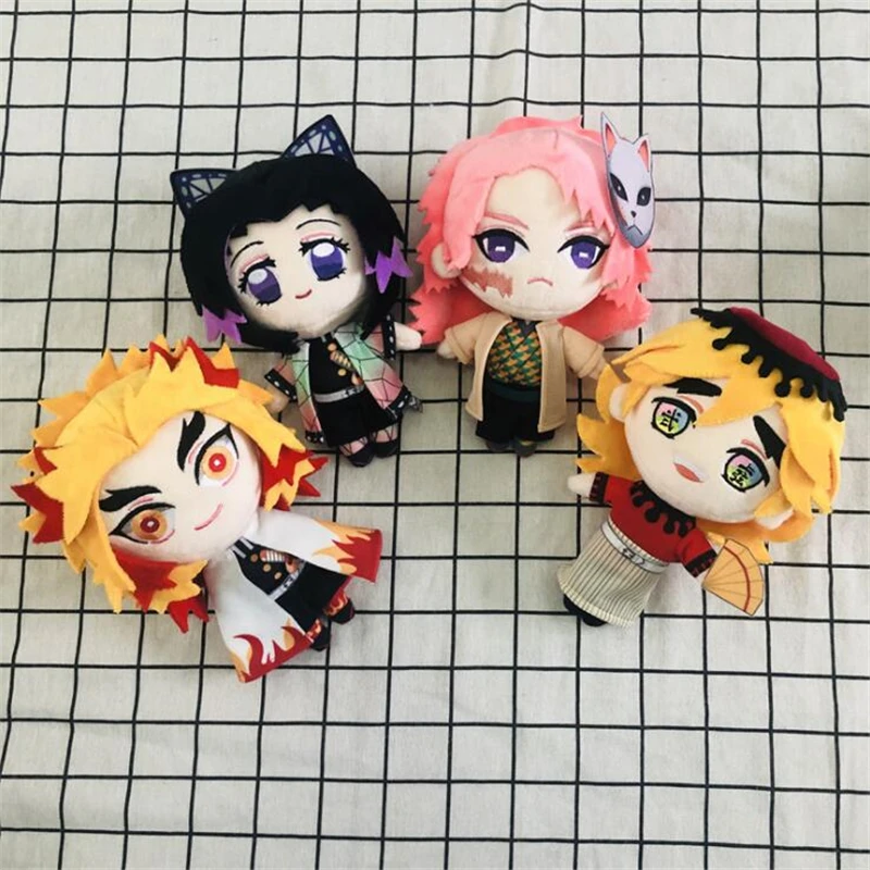 Игрушка плюшевая рассекающая демонов 20 см Kimetsu No Yaiba Kamado Tanjirou Tomioka Giyuu Agatsuma Zenitsu Douma