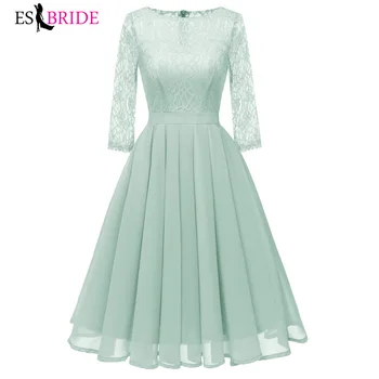 

Lace and Chiffon Waist Dress
