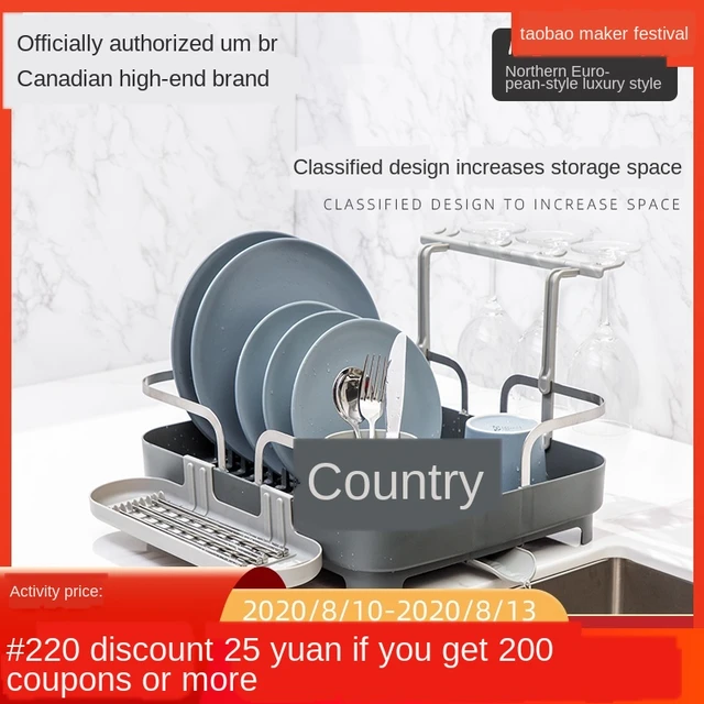 Draining Rack Canada Umbra Kitchen Single Layer Dish Rack Dish Rack Draining  Basket Storage Rack Tableware Rack - AliExpress