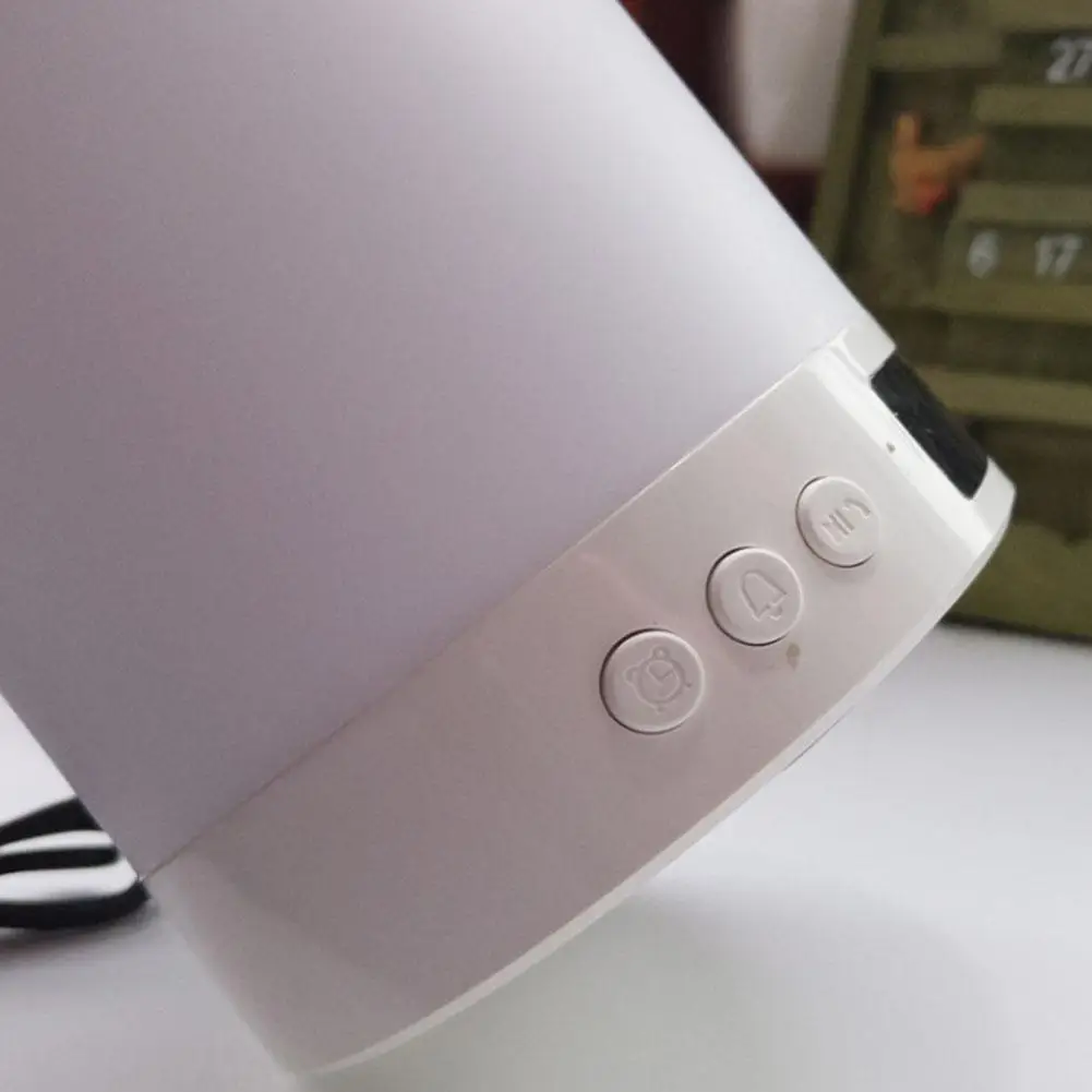 Перезаряжаемая портативная Tacile прикроватная лампа настольная лампа Bluetooth динамик музыка USB FM радио Будильник цифровой светодиодный светильник