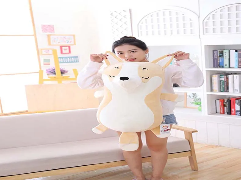 1 шт. 45/70 см Kawaii/мягкие лежа жира Косплей Shiba «Лисья Секретная служба»(Inu собака плюшевые игрушки, детские носки с принтом милых животных детские прекрасные подарки для детей Детский подарок