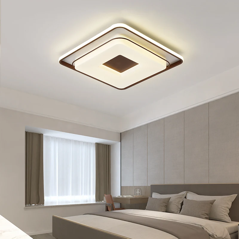 Современная люстра освещение для гостиной спальни 110V 220V Lustre Avize круглый квадратный акриловый светодиодный потолочный светильник