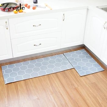 

Zeegle Kitchen Mat Home Entrance/Hallway Doormat Anti-Slip Bathroom Carpet Absorb Water Kitchen Carpet/Rug