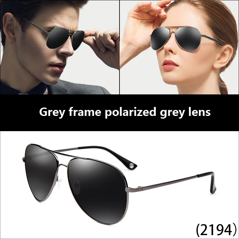 Vazrobe солнцезащитные очки по рецепту для мужчин и женщин авиационный оттенок поляризованные солнцезащитные очки для мужчин UV400 зеркальные 1,49 индекс линзы - Цвет линз: grey polarized