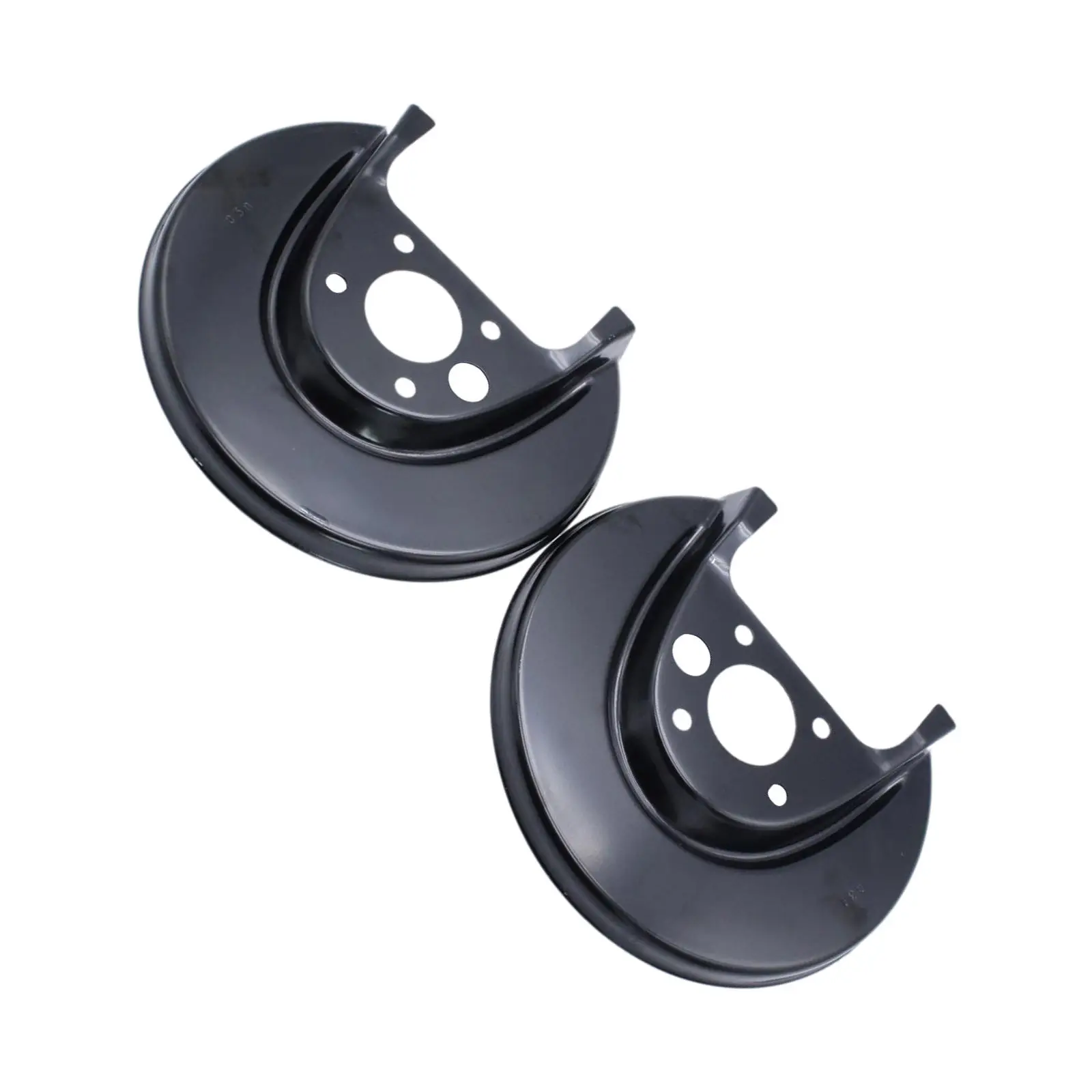 Set of 2 Brake Backing Plates Black Anchor Cover Splash Plates Fits for Audi Cars Brake Disc 1J0615611D for Seat Cars Rear Disc