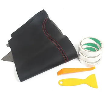 

For Honda Civic 2016-2018. Surface Shell Trim PU Leather Decorative Black Auto